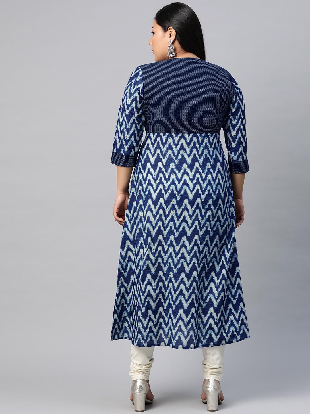 Yash Gallery Women's Cotton Straight Fit Straight Kurta