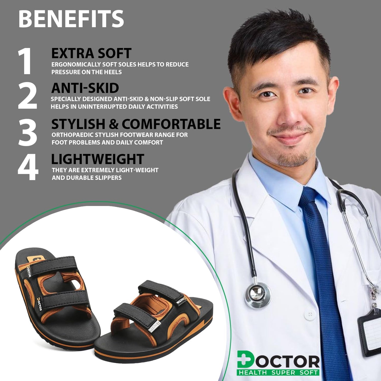DOCTOR HEALTH SUPER SOFT Stylish Cushioned