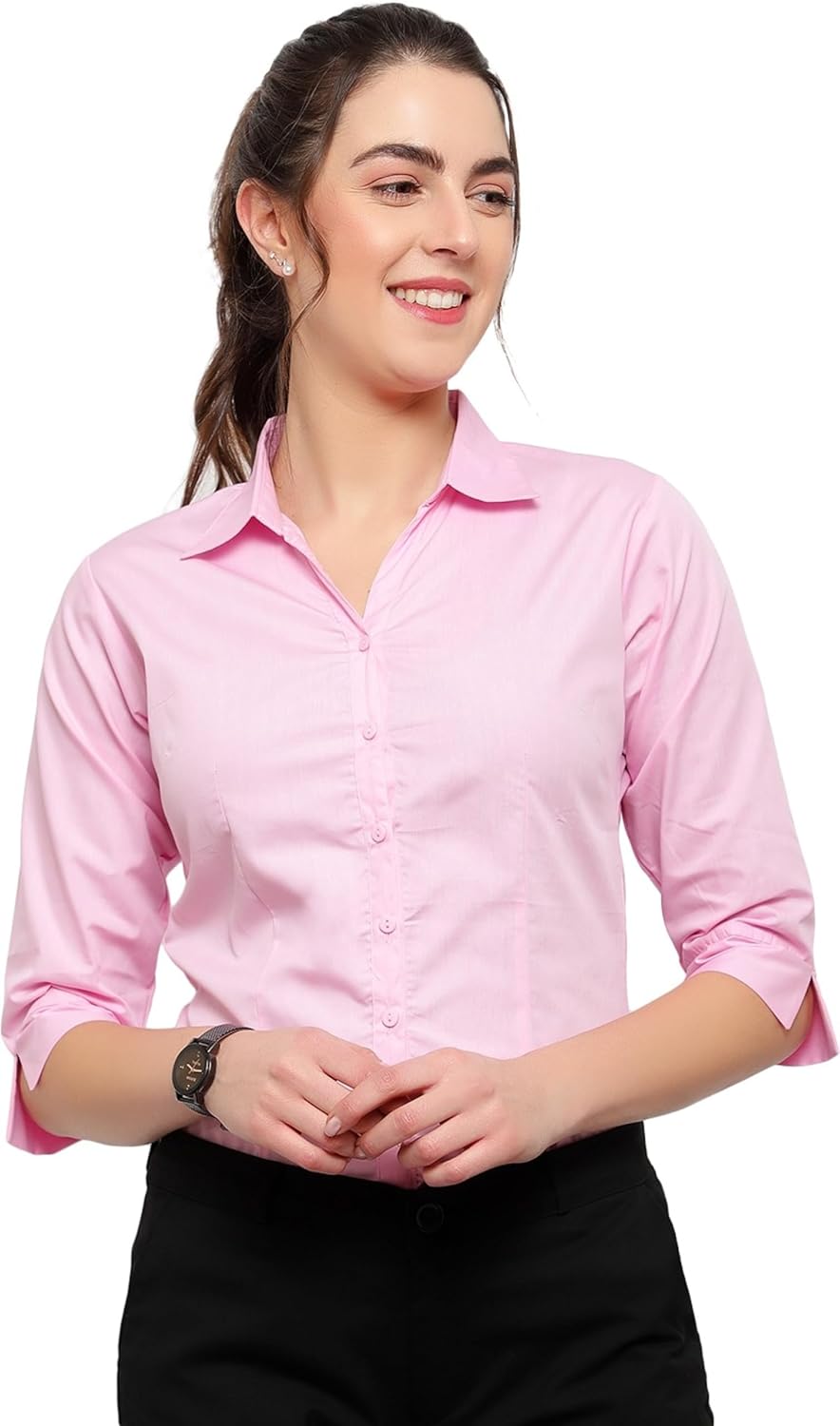 GEHU GARMENTS Women Solid Shirt for Office
