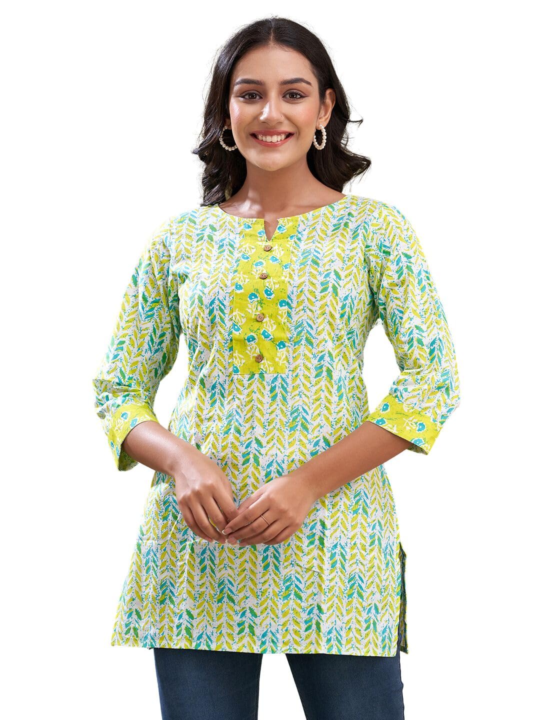 Women Cotton Printed Short Kurti | Short Kurti