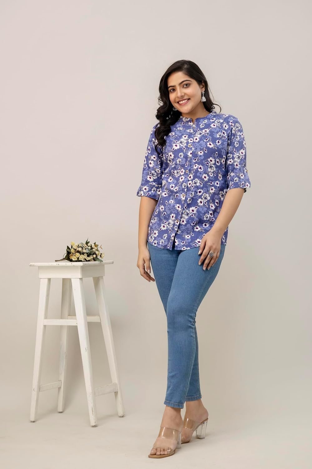 Women's Rayon Indian Culture Tunics Tops