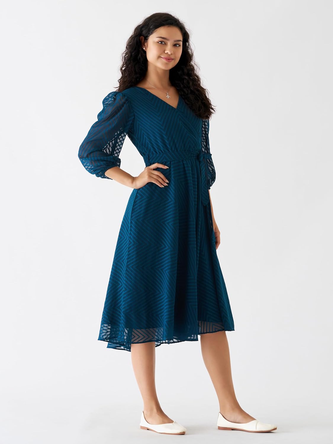 AASK Women Fancy Plain & Solid Designer Dress for Women