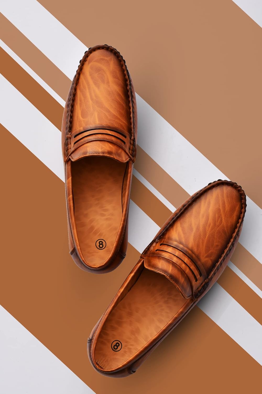 Karaddi Loafer for Men's Shoes Tan Brown Black Shoe - alphahostel.in