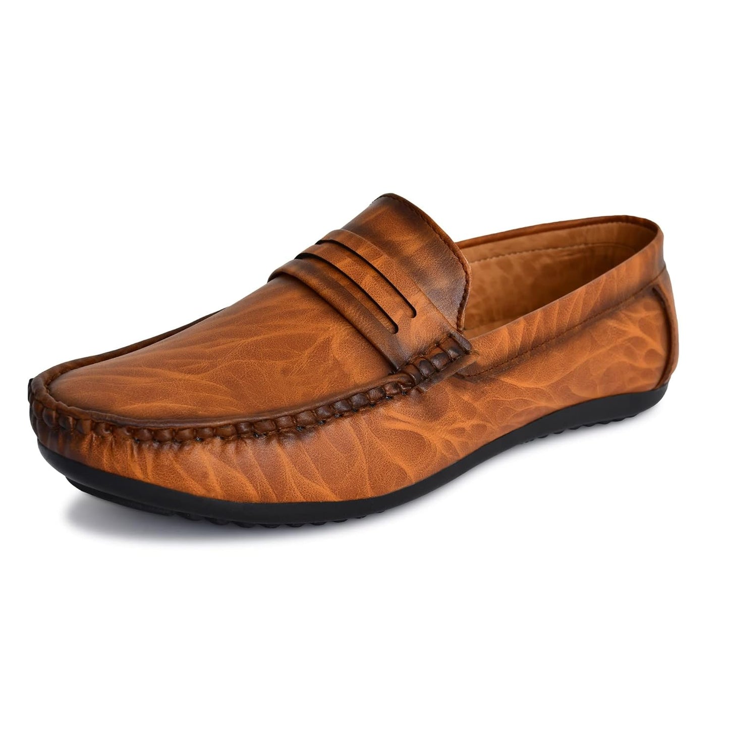 Karaddi Loafer for Men's Shoes Tan Brown Black Shoe - alphahostel.in