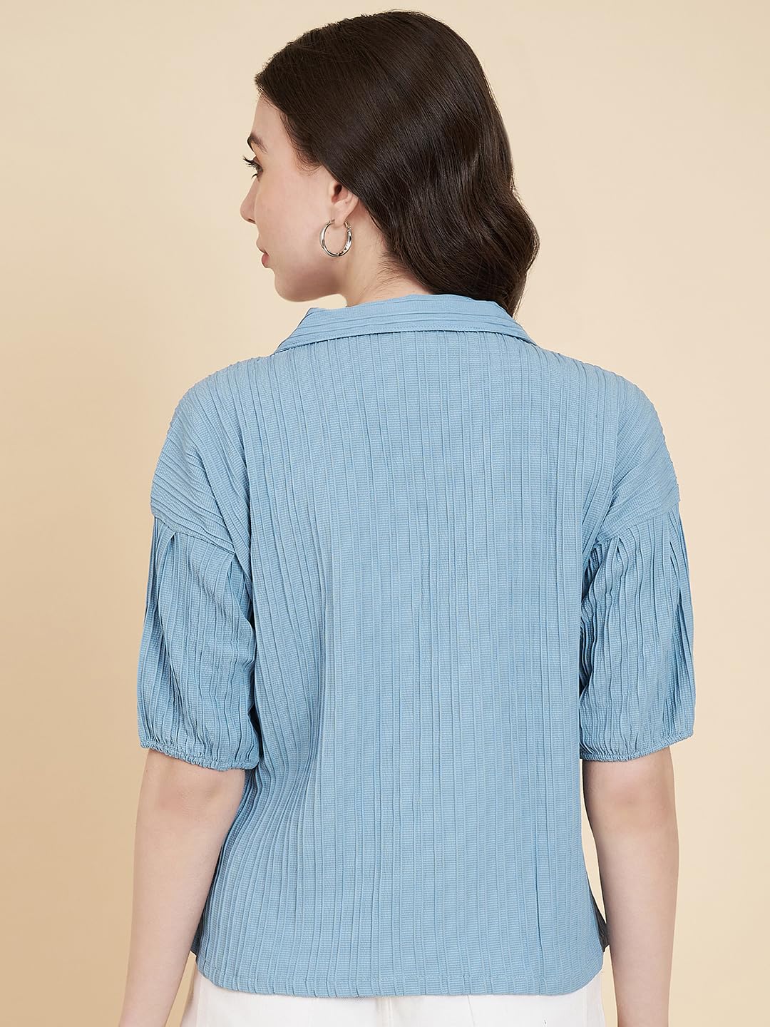 VAIRAGEE Women Cotton Blend Striped Pattern