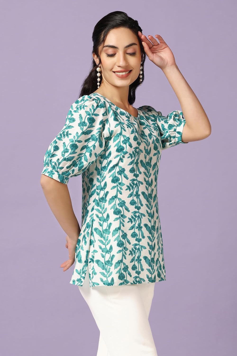 Fashion Dream Women's Cotton Regular Fit Tunic Top