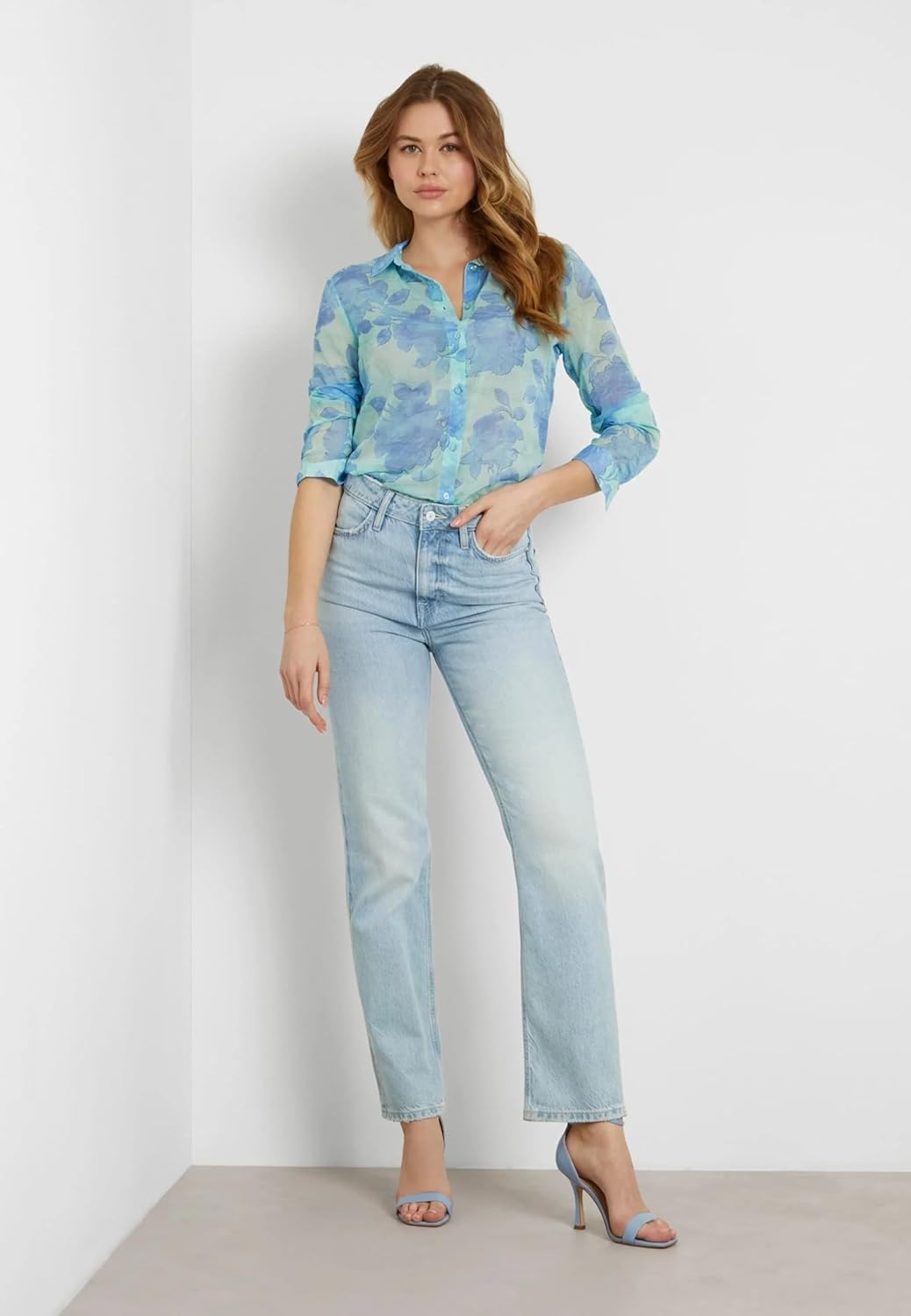 TAGAS Baby-Girl's Floral Regular Fit Shirt
