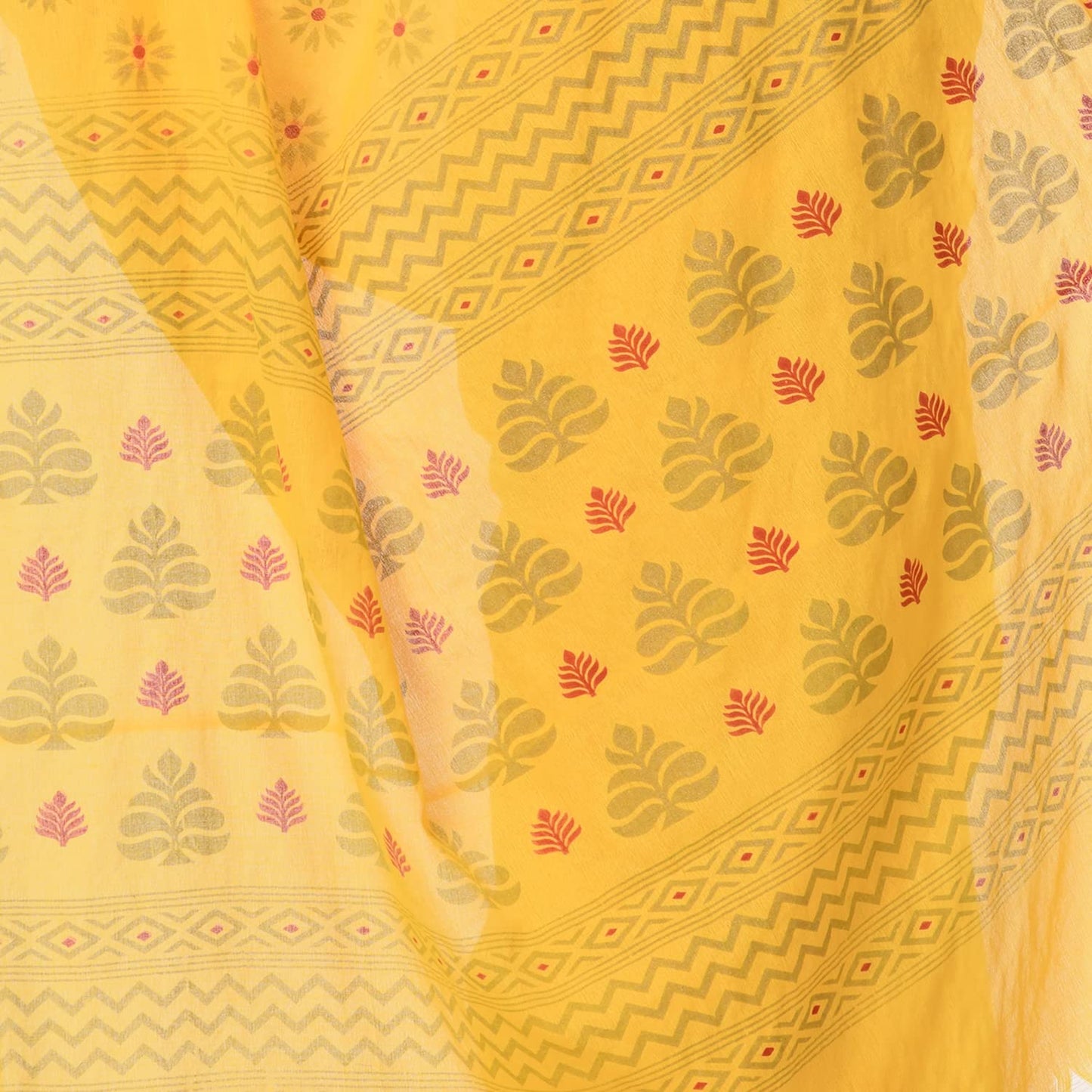 Women`sl Tant Work Design Soft Saree With Blouse Piece