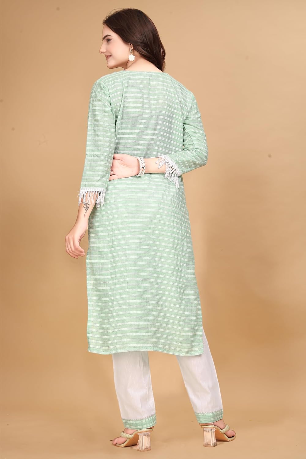MS VHCK ENTERPRISE Women's Cotton Blend Striped