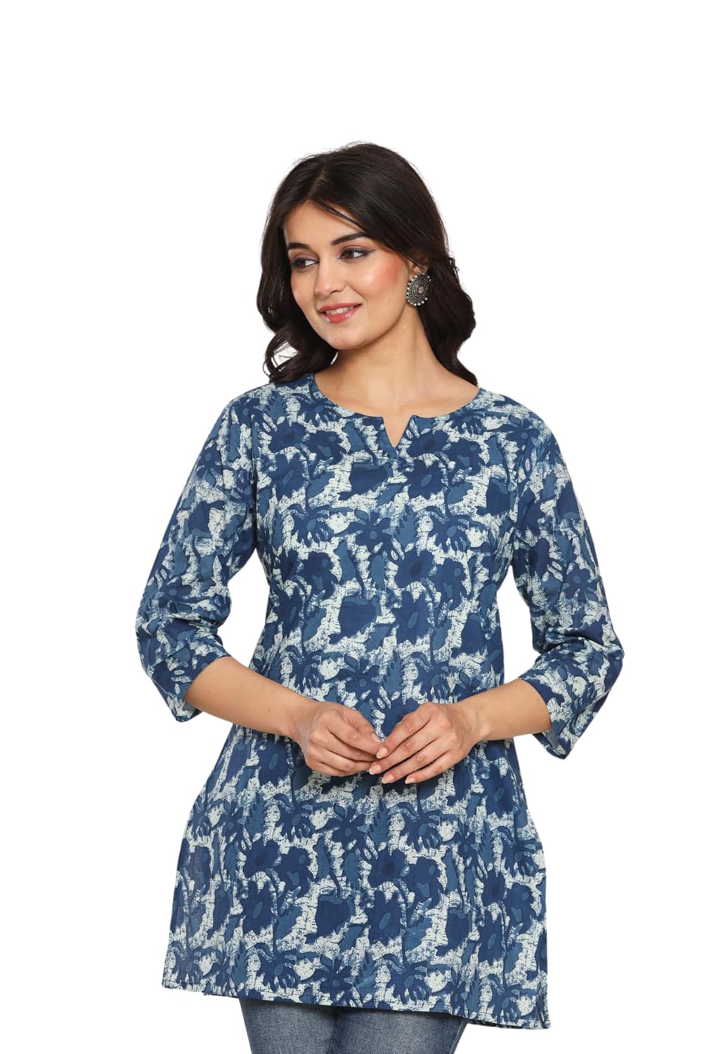 COTTBELLE Women's Wear Printed Cotton Short Kurta