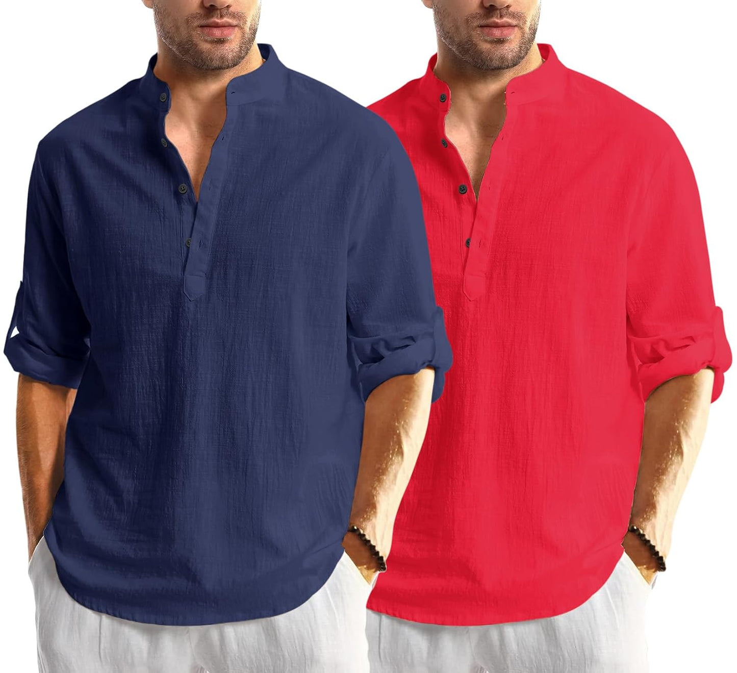 Bellstone Men's Solid Regular Fit Dress Shirt