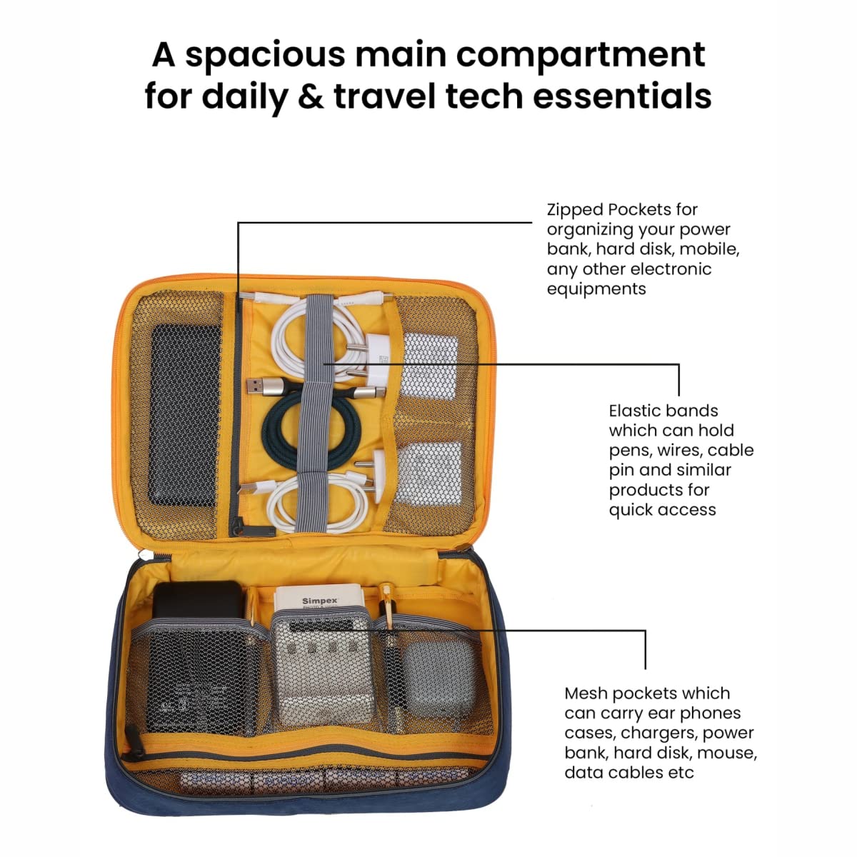EUME Fixa 1 Compartment Electronic Accessories