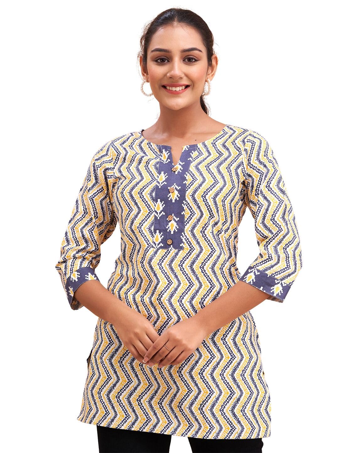 Women Cotton Printed Short Kurti | Short Kurti