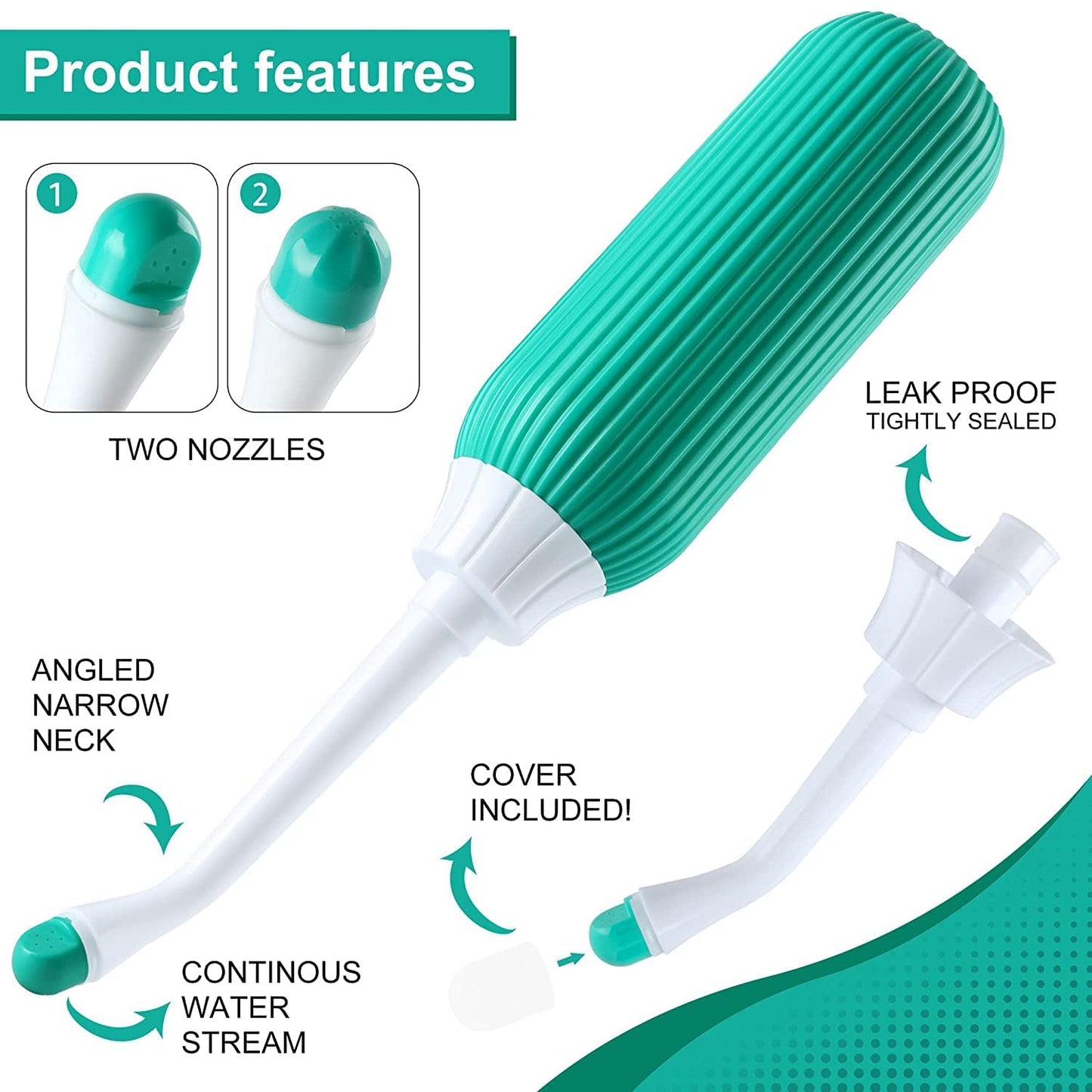 DOCAT Handheld Portable Bidet Spray Bottle for Toilet