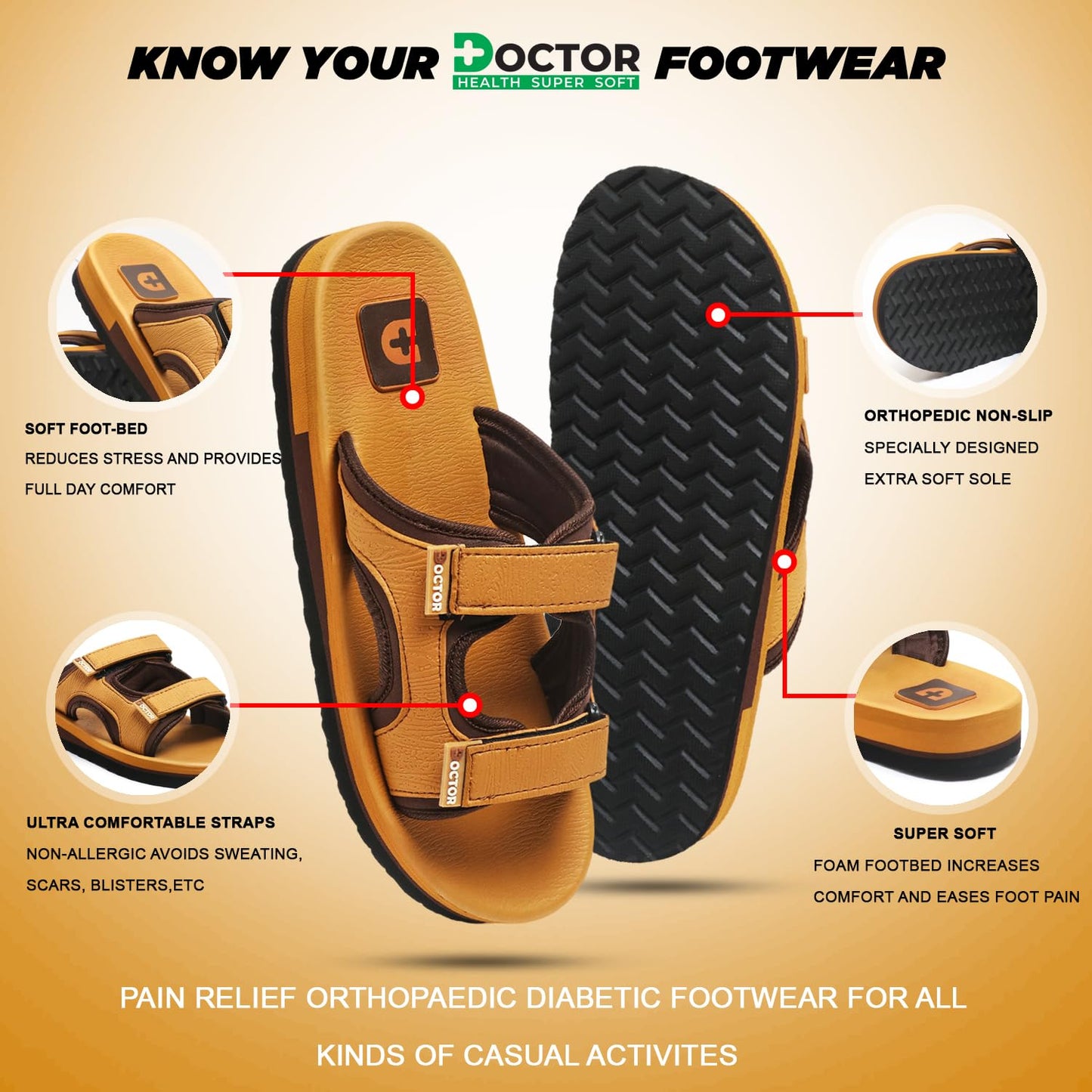 DOCTOR HEALTH SUPER SOFT Stylish Cushioned