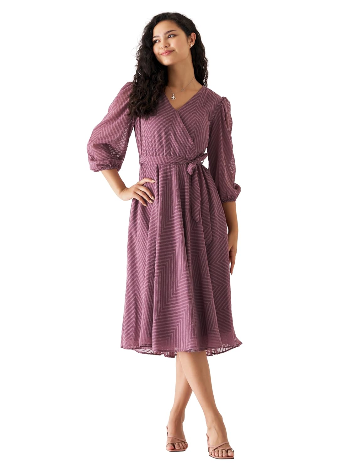 AASK Women Fancy Plain & Solid Designer Dress for Women