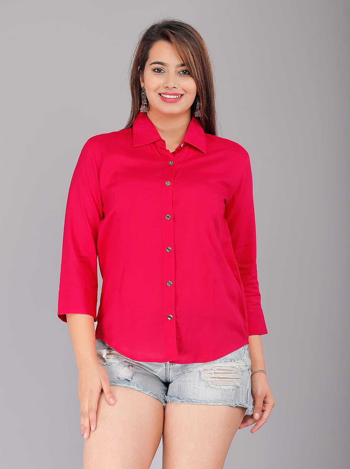GEHU GARMENTS Women Solid Shirt for Office