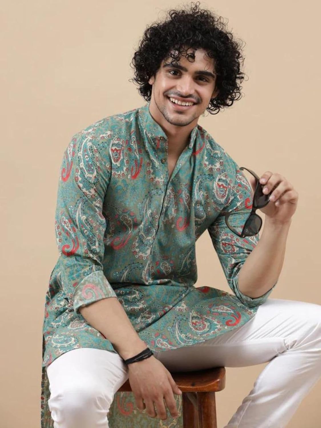 DHRUVI TRENDZ Rayon Kurta Set for Men | Men's Kurta
