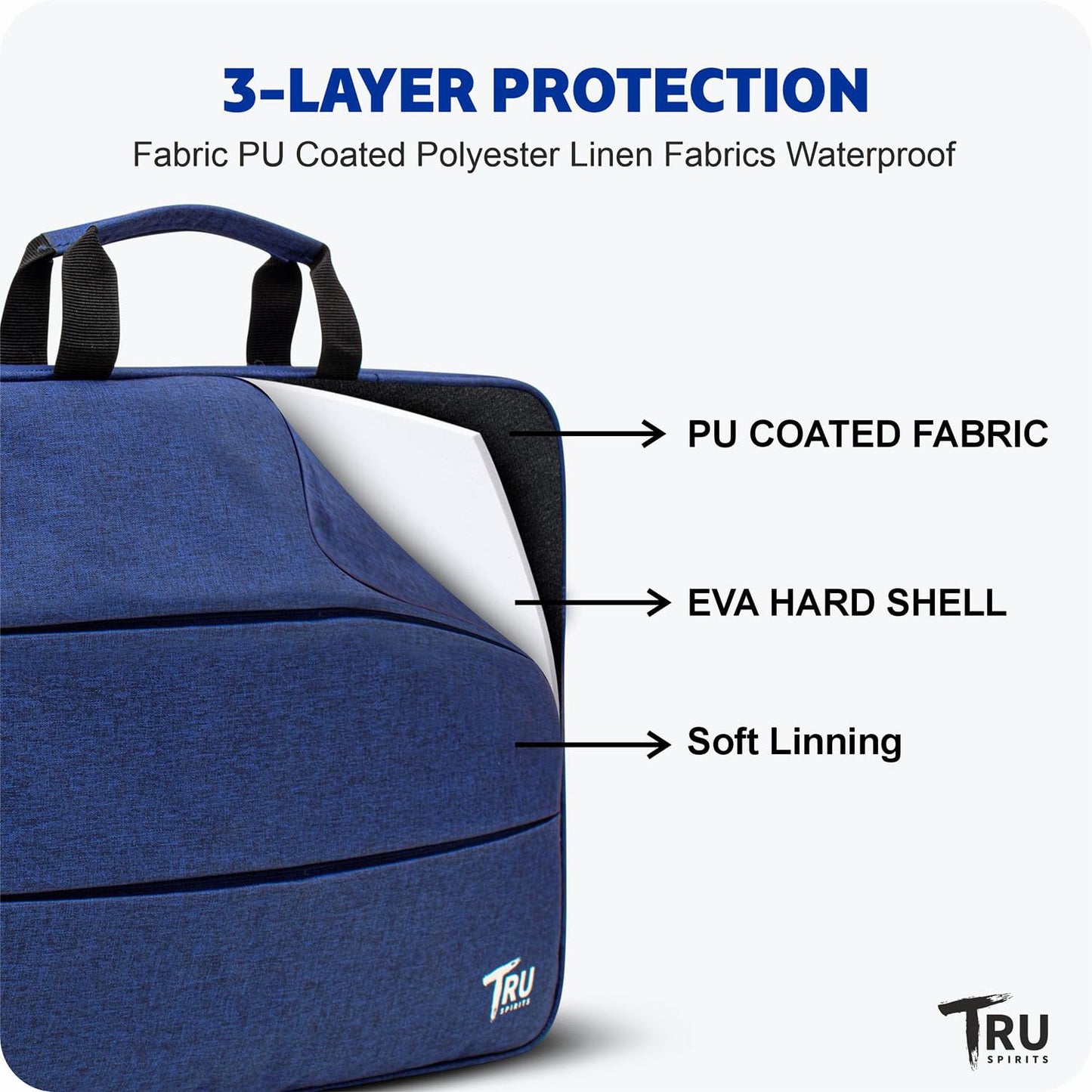 TRU SPIRITS Laptop Sleeve/Pouch/Case/Bag