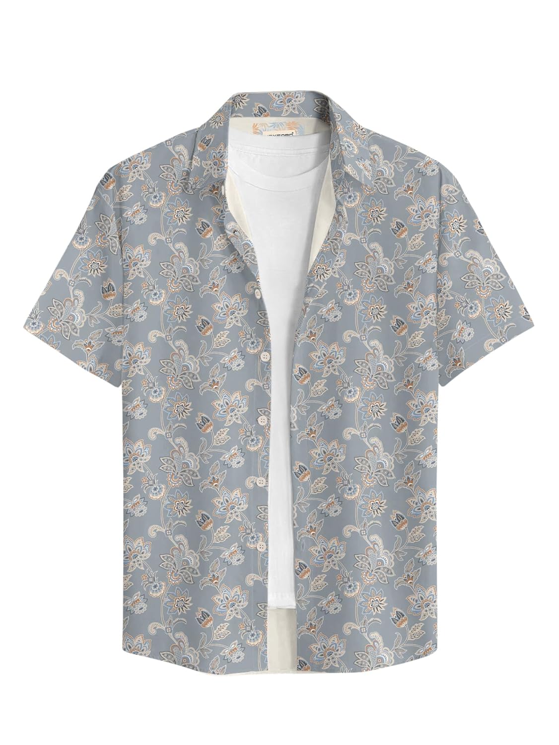 BULLMER Trendy Regular Fit Printed Causal Shirt for Men