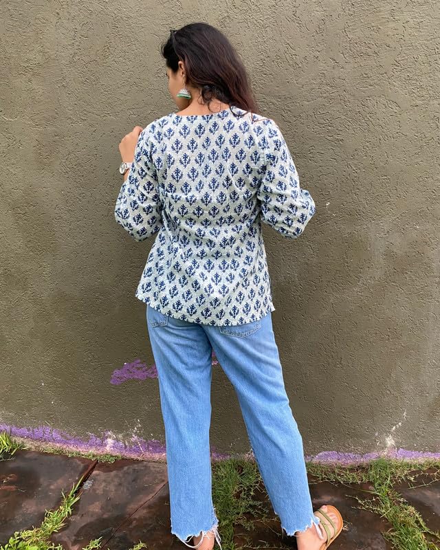 Kashis CreationsFloral Print Rayon Kurta for Women