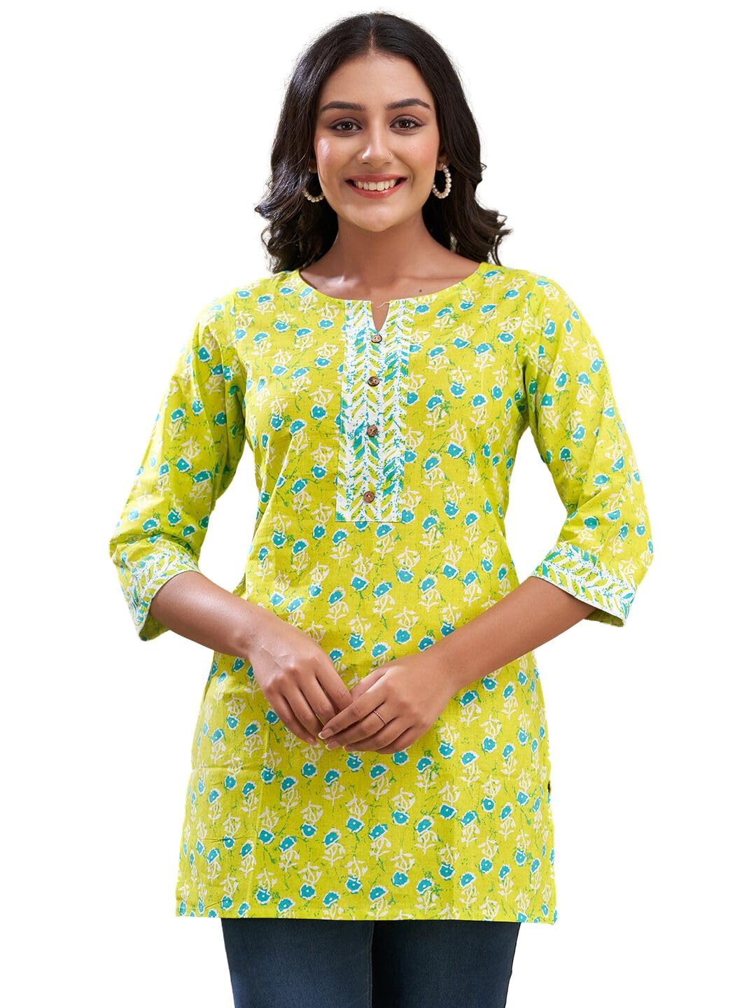 Women Cotton Printed Short Kurti | Short Kurti
