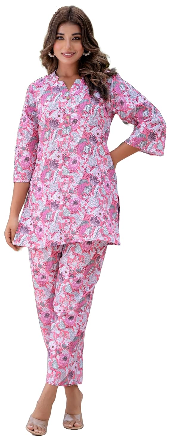 Yashika Women Trendy Printed Cotton Blend Straight