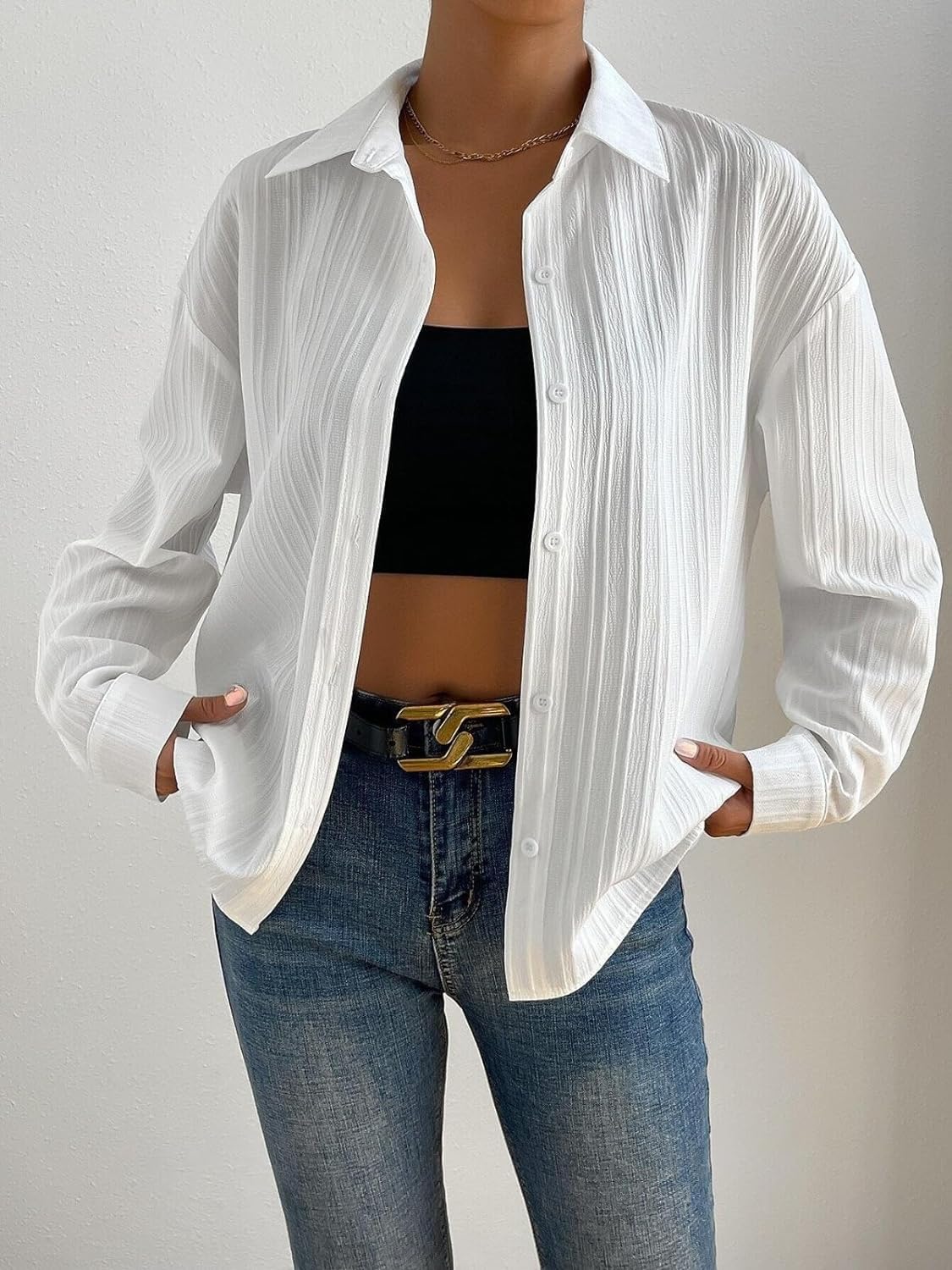 ROYALICA Women and Girls Fancy Women Regular Fit Formal Shirt/Shirts for Women Stylish Western.