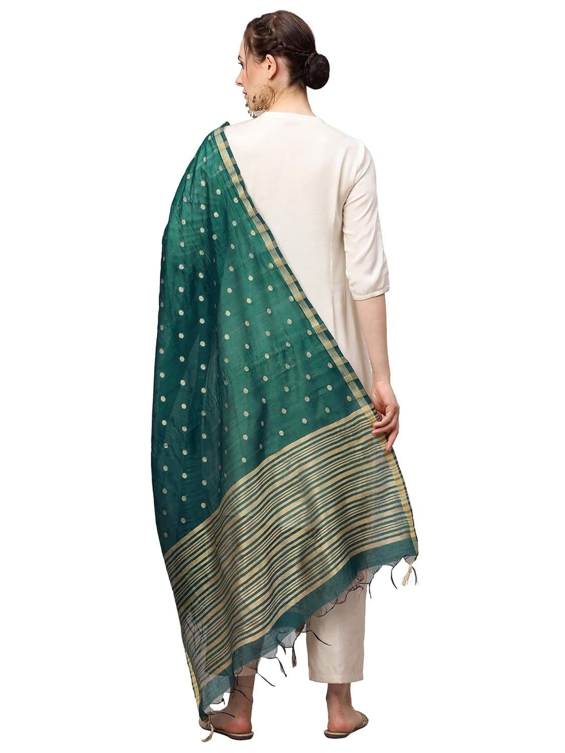 INDO ERA Women's Rayon Woven Design Dupatta