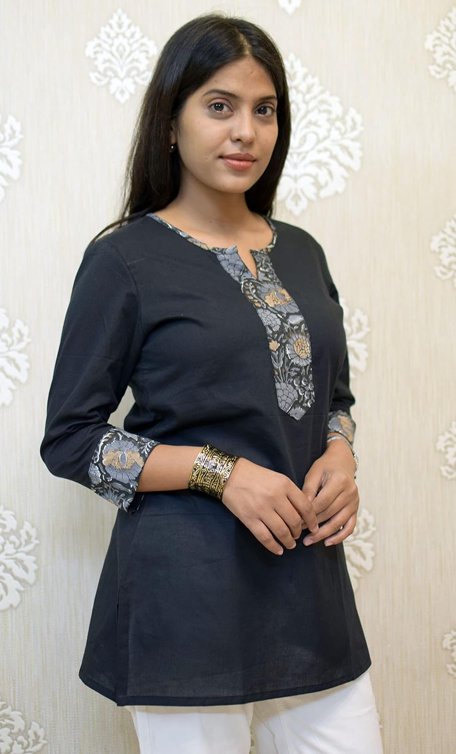 JAIPUR HAND BLOCK Women's Cotton Top |Tunic
