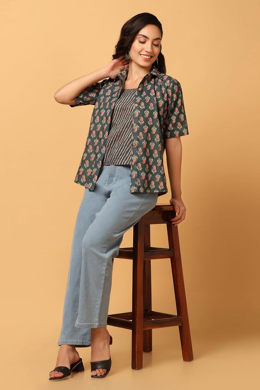 Fashion Dream Women’s Regular Fit Shirt with Inner