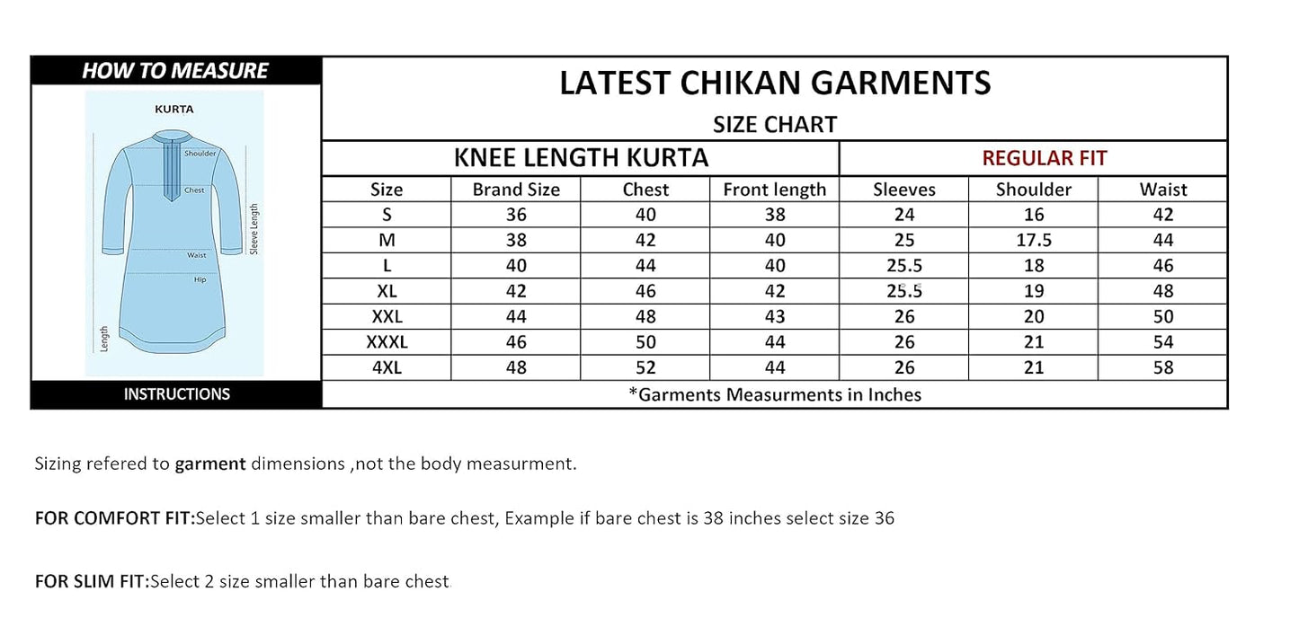 CHIKAN Men's Cotton Regular Striped Knee Lenght