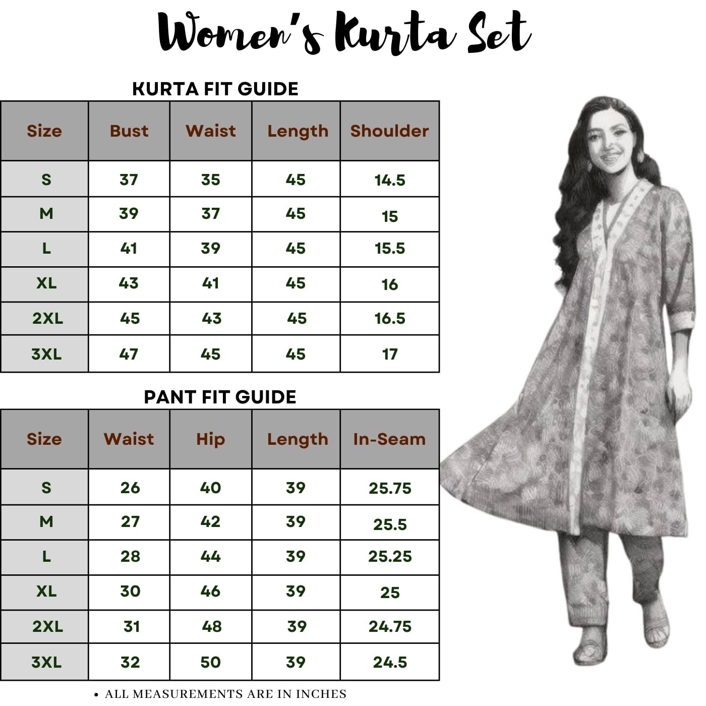LERIYA FASHION Anarkali Kurta-Set for Women