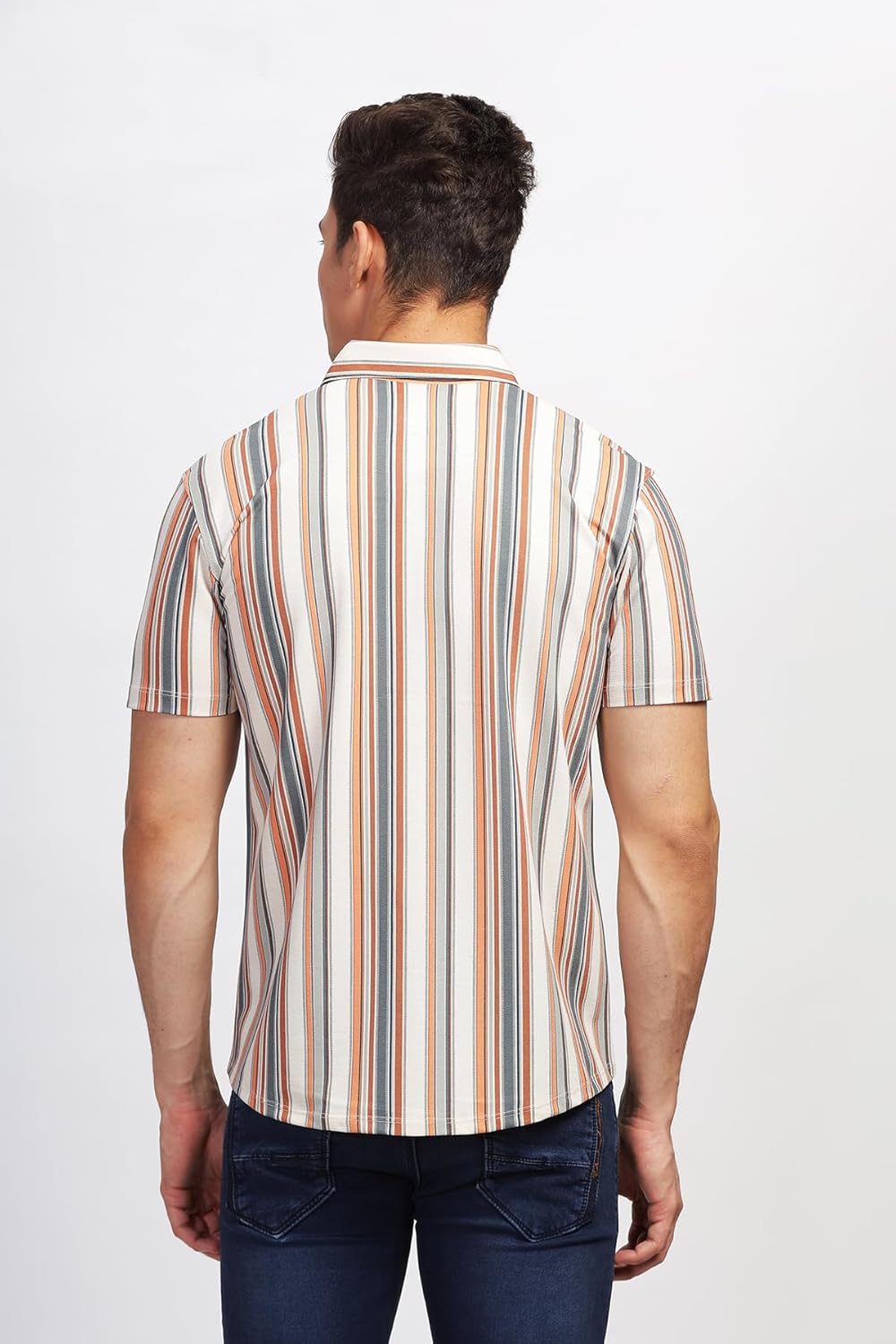 BULLMER Trendy Regular Fit Printed Causal Shirt for Men