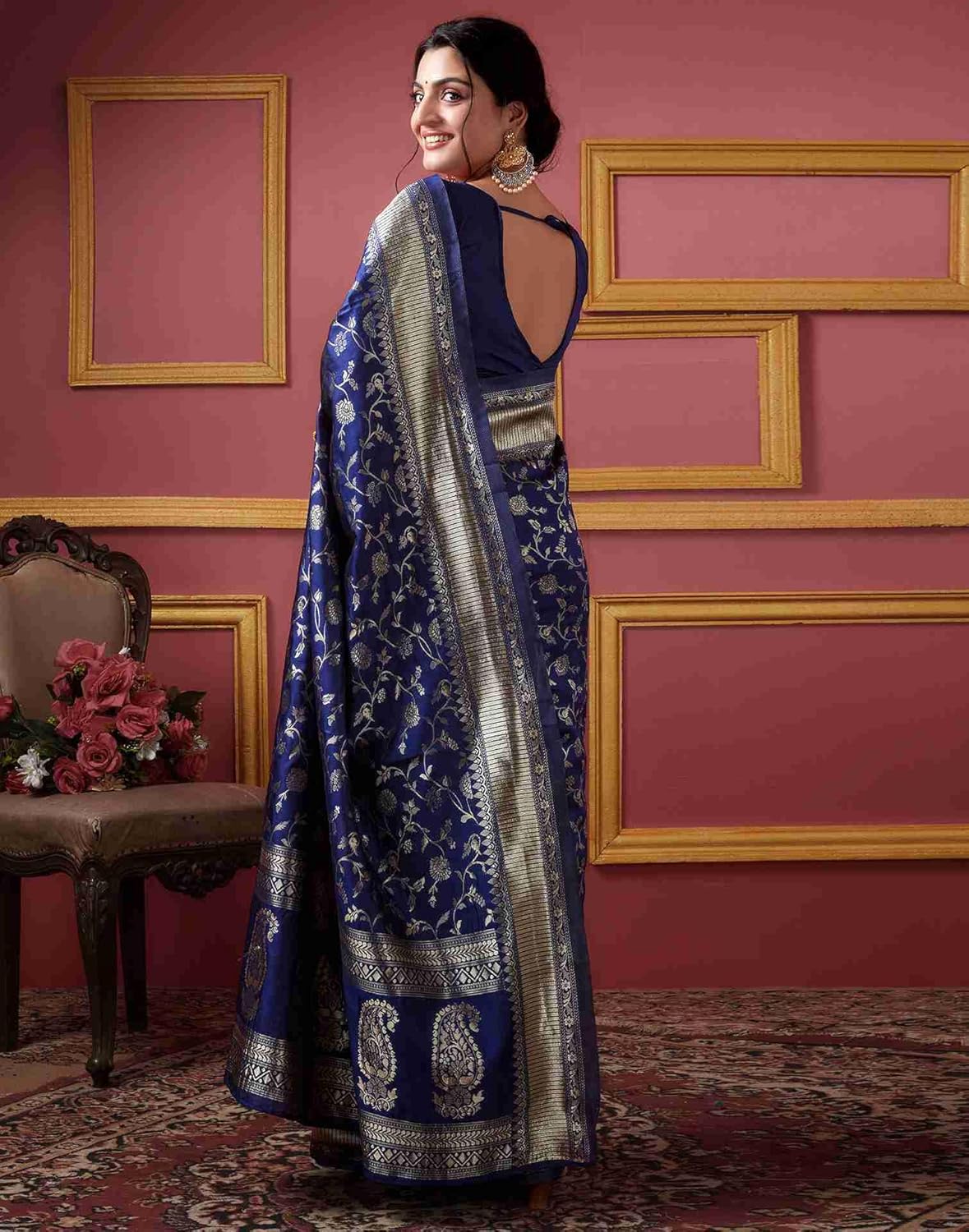 Women's Banarasi Saree Pure Kanjivaram Silk Saree