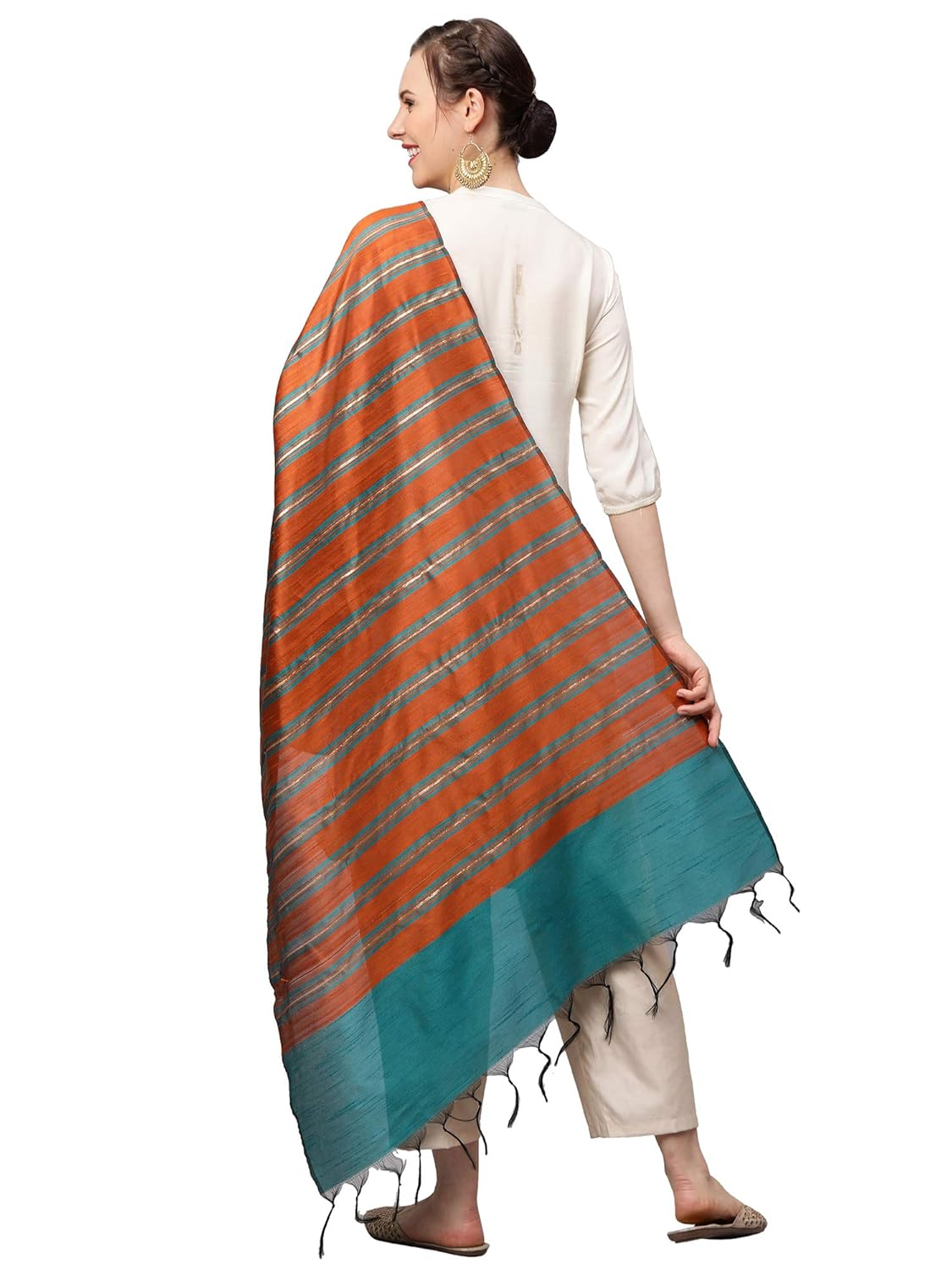 INDO ERA Women's Rayon Woven Design Dupatta