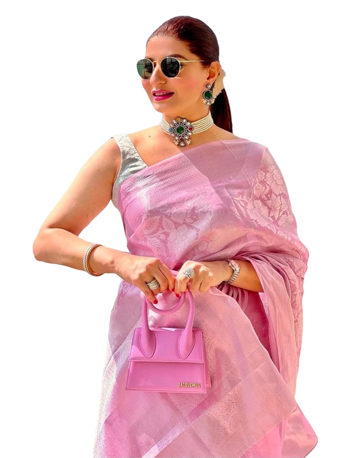 Women's Kanjivaram Soft Silk Blouse Piece For Wedding