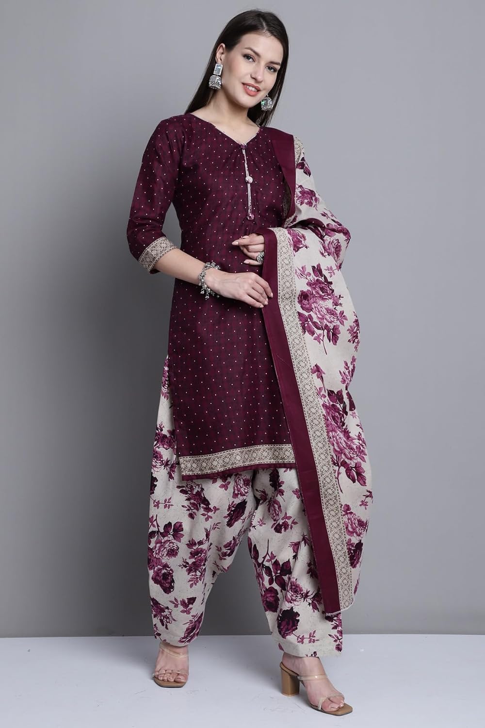 Rajnandini Women Cotton Patiala Salwar Suit