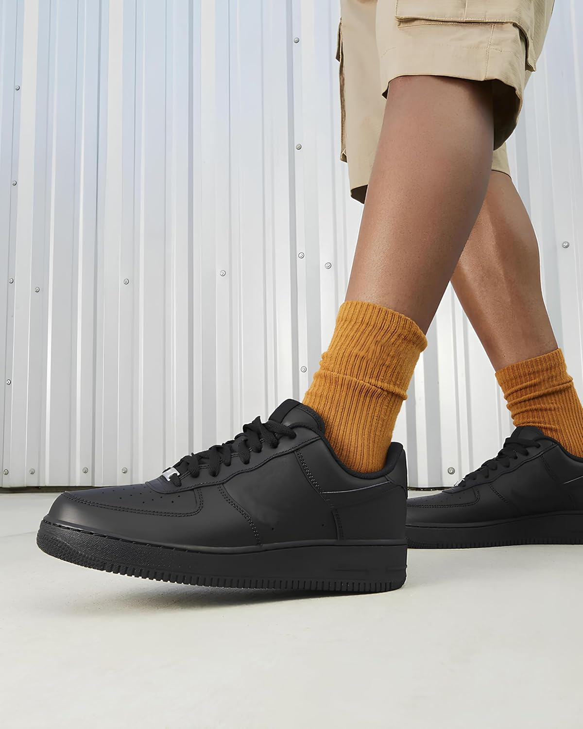 BADLAV® Air Force Black Sneakers for Men - alphahostel.in