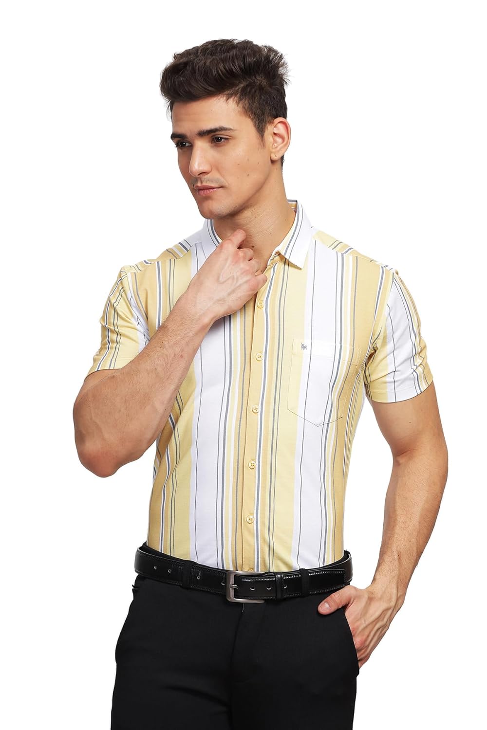 BULLMER Trendy Regular Fit Printed Causal Shirt for Men