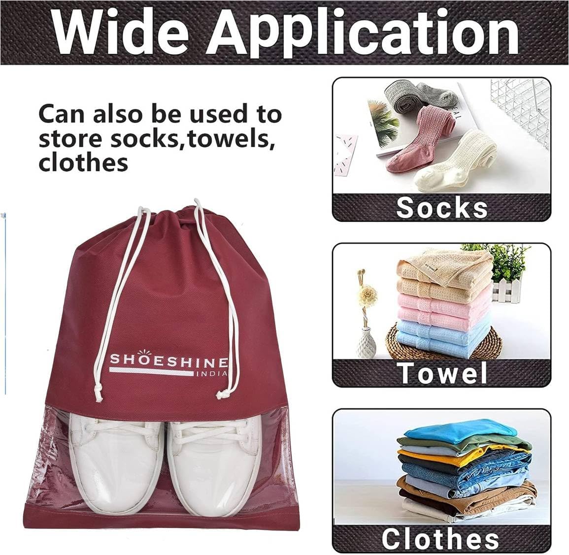 SHOESHINE Storage Bag for Men and Women