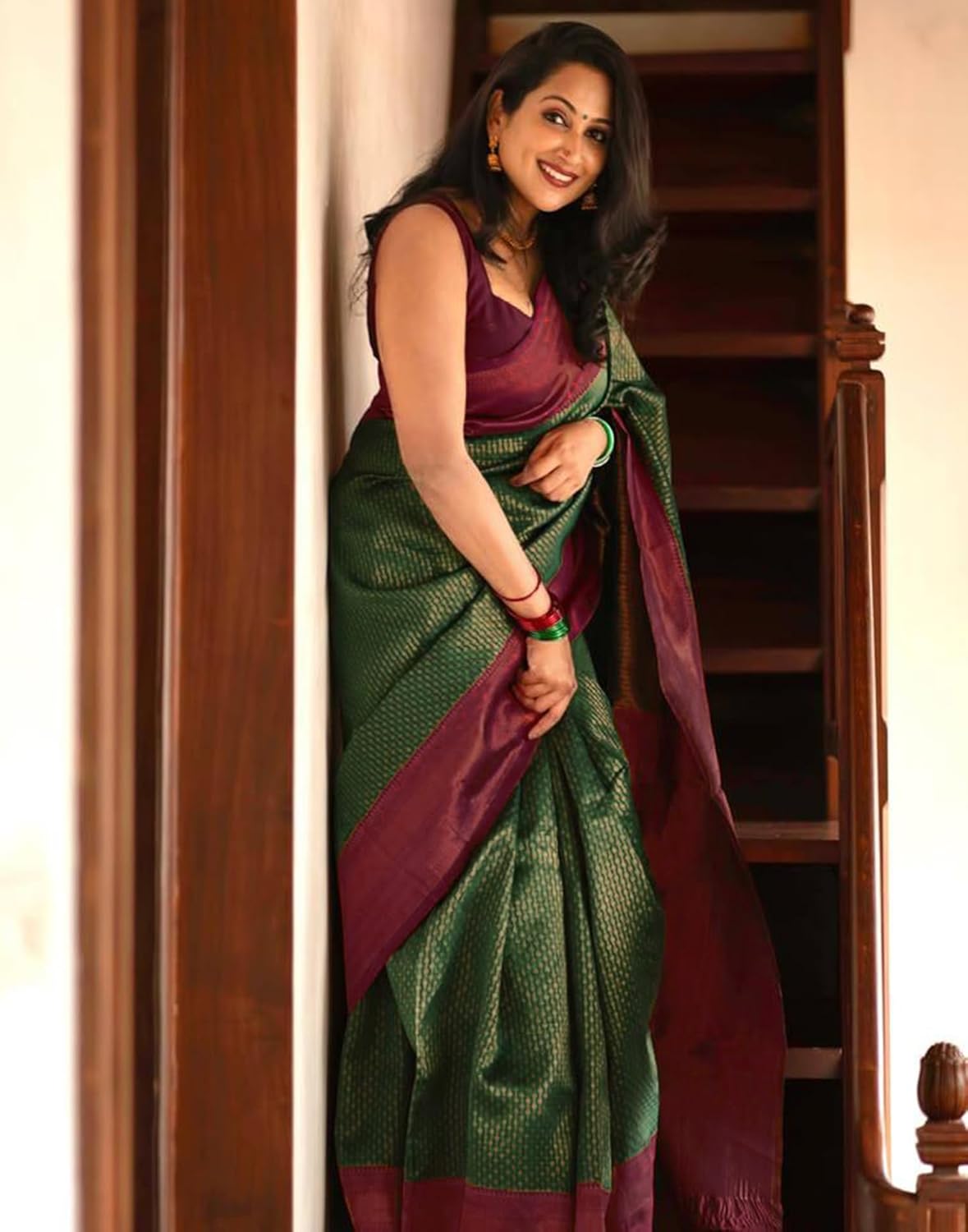 Women's Kanjivaram Soft Silk Blouse Piece For Wedding