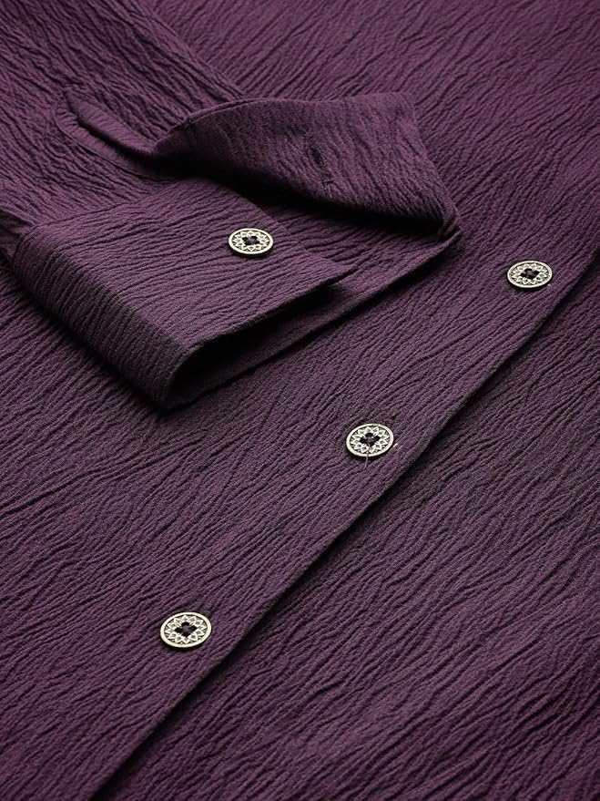 Women's Classic Semi-Formal Textured Button
