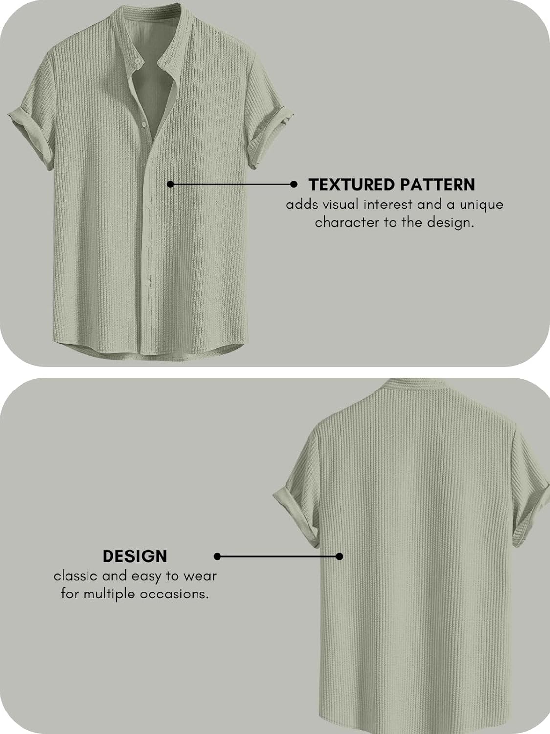 GRECIILOOKS Shirt for Men | Mens Casual Shirt's