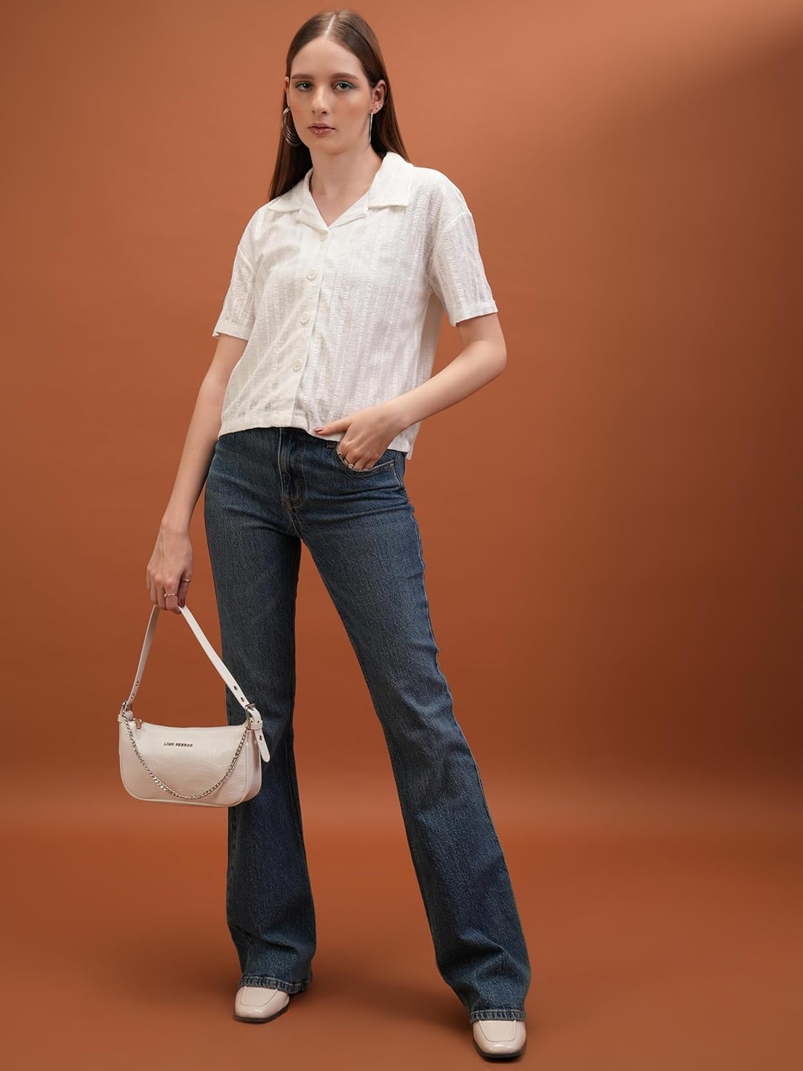 Tokyo Talkies Women's Solid Regular Fit Shirt
