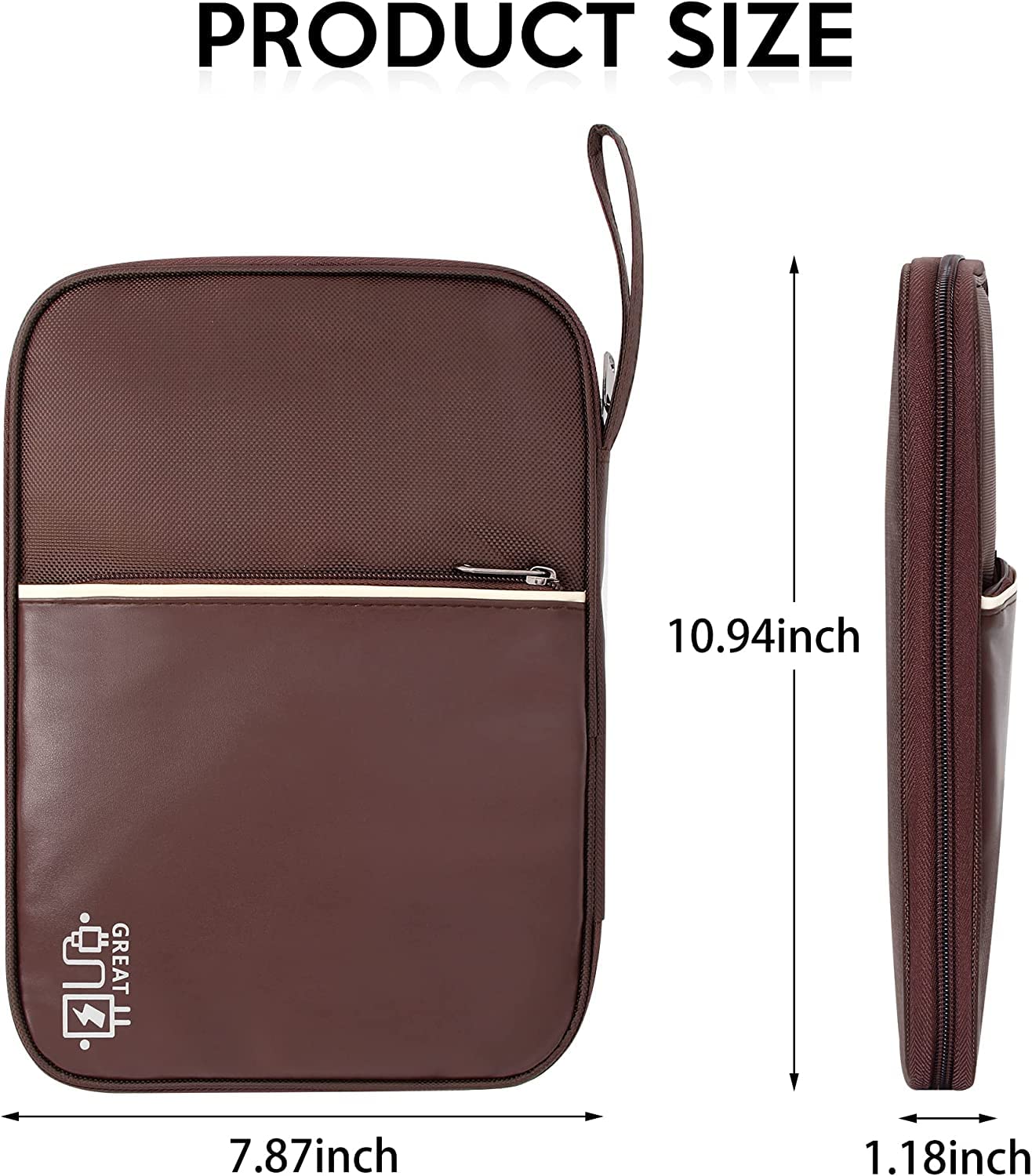 Electronics Organizer Bag Waterproof Carrying Pouch