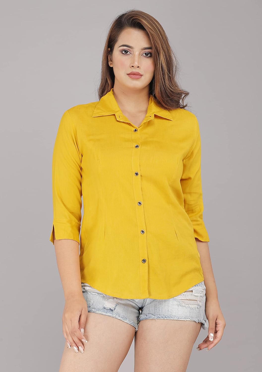 GEHU GARMENTS Women Solid Shirt for Office