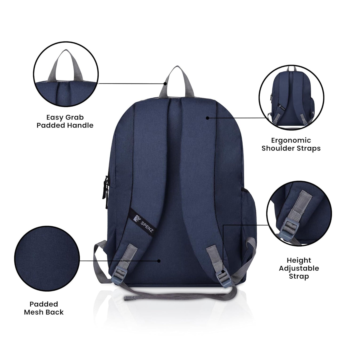 SPENZ BAGS Saffron Mini Laptop Bag School - alphahostel.in