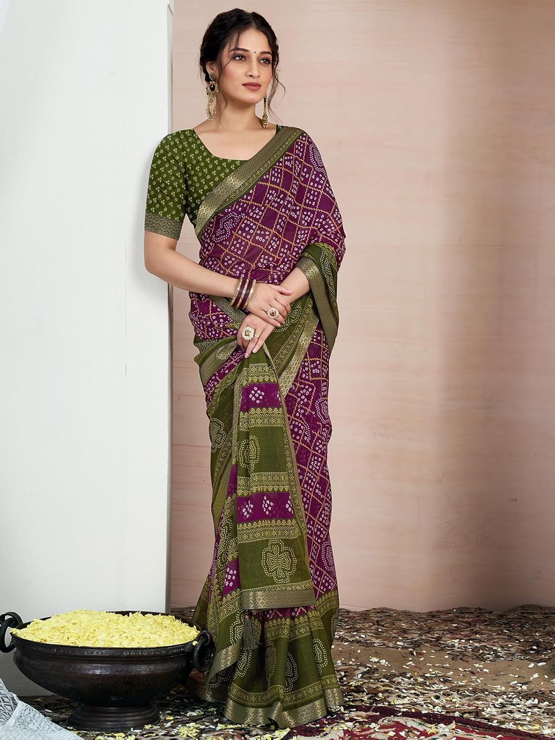 Women's Chiffon Printed Saree