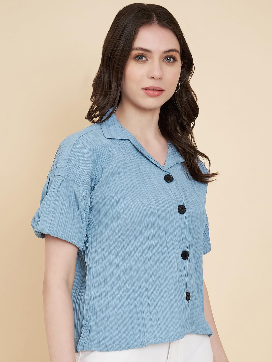 VAIRAGEE Women Cotton Blend Striped Pattern